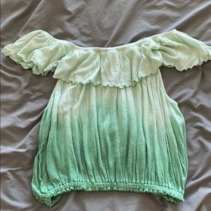 Off shoulder free people tank NWOT
